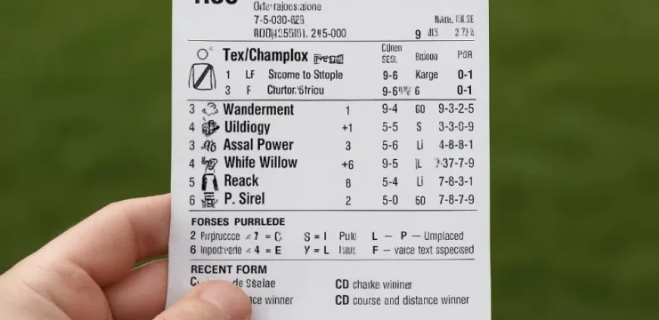 Что такое Racecard: как читать карточку скачек и форму лошади